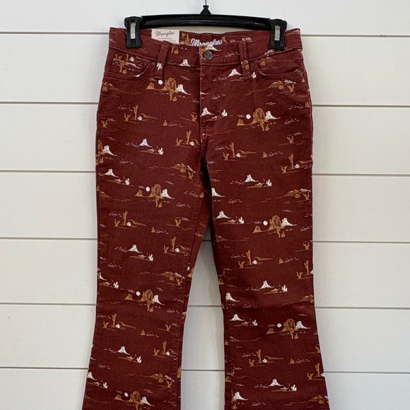 Wrangler Kids' Patterned Flare Jeans - Picture 3 of 11